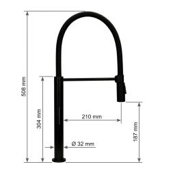 pure-sink-luxion-matt-black-kitchen-faucet-flexible-spout-2-spray-modes